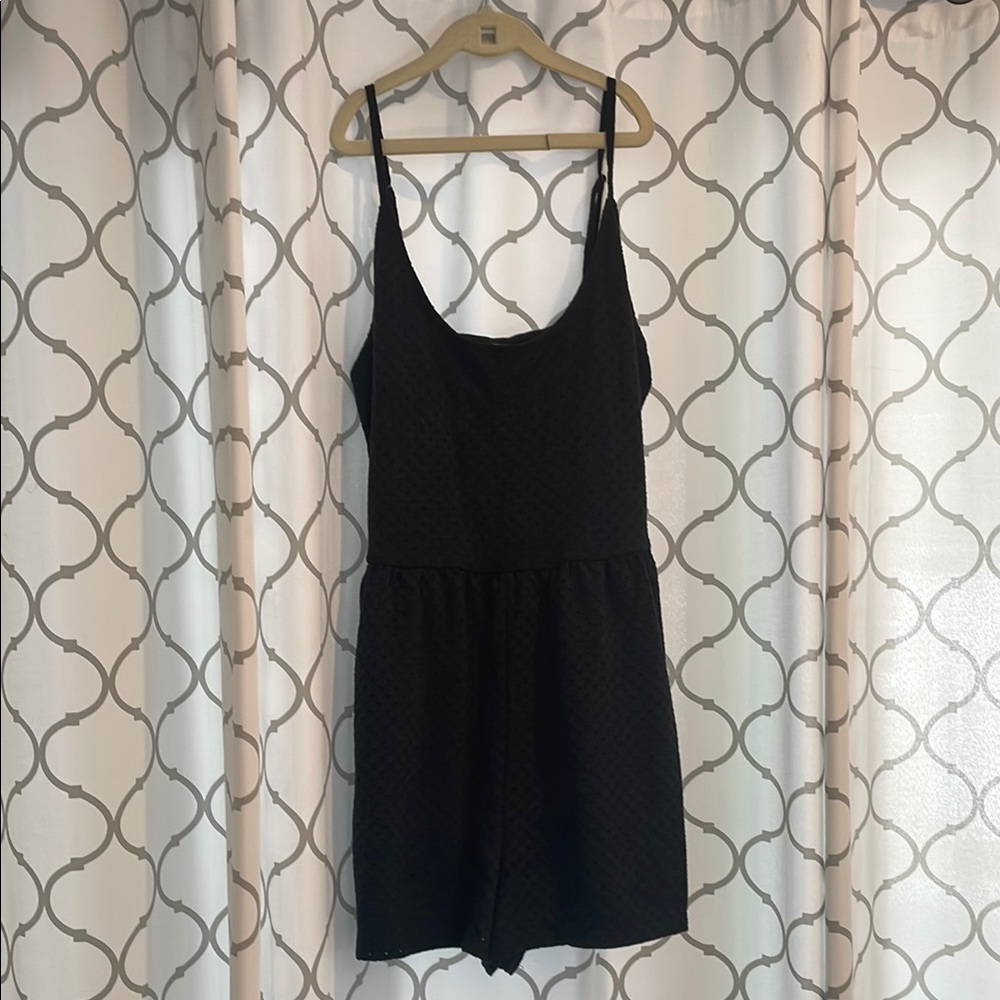 Wild Fable Textured Black Dress